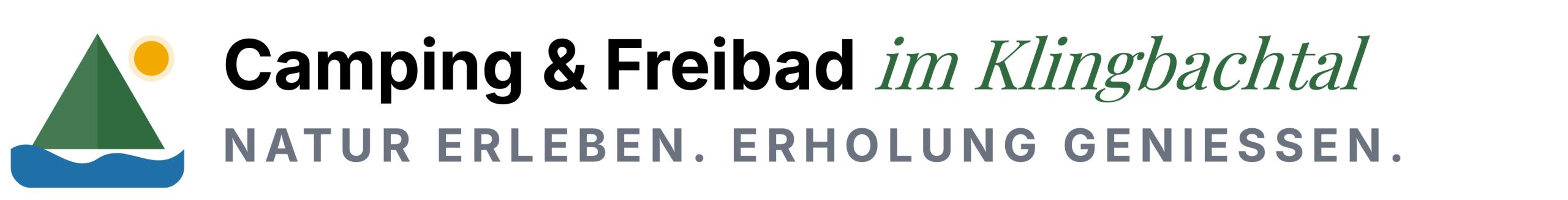 Camping und Freibad im Klingbachtal